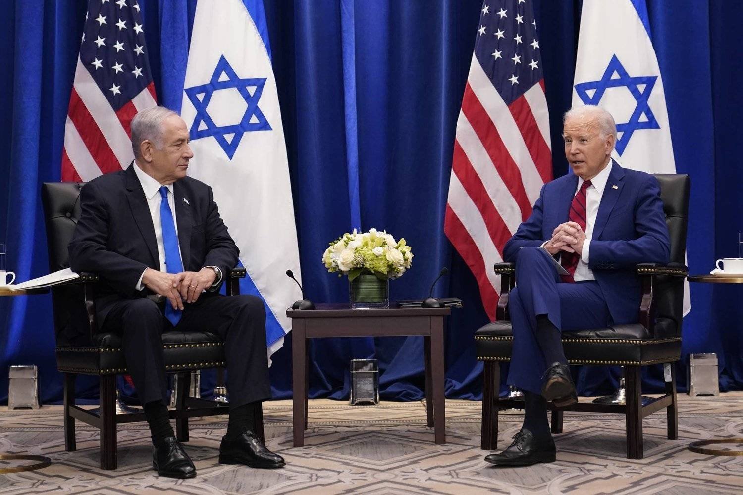 الرئيس الأميركي جو بايدن ورئيس الوزراء الإسرائيلي بنيامين نتنياهو (أرشيفية - أ.ب)