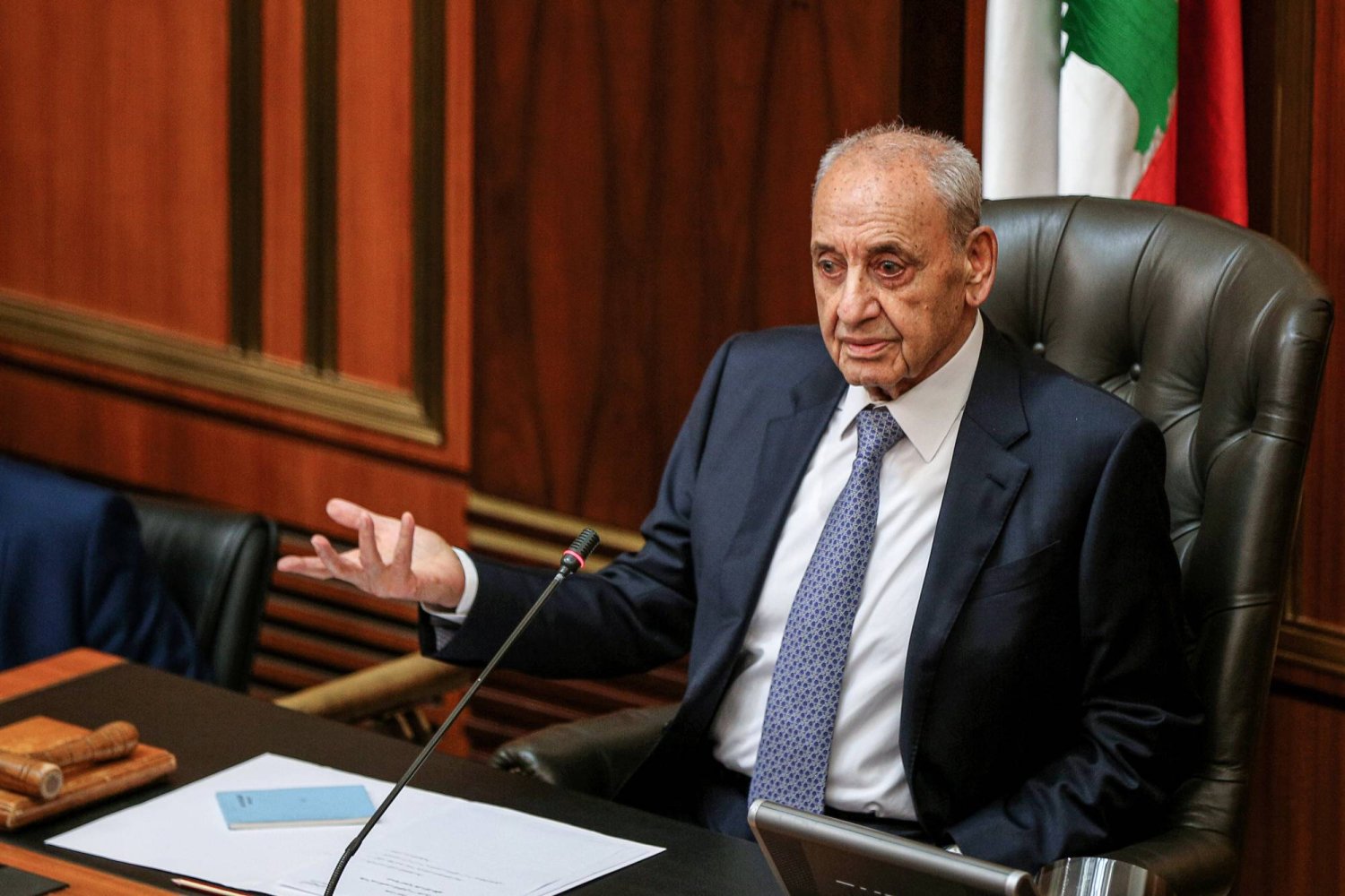 رئيس مجلس النواب اللبناني نبيه بري أعلن رفضه إجراء الانتخابات البلدية (د.ب.أ)