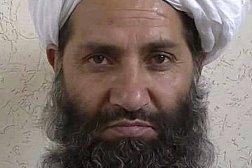 الملا هبة الله أخوند زاده زعيم حركة «طالبان» (أ.ب)
