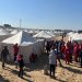 تجهيز المرحلة الثانية من المخيم المصري في خان يونس (الهلال الأحمر المصري - فيسبوك)